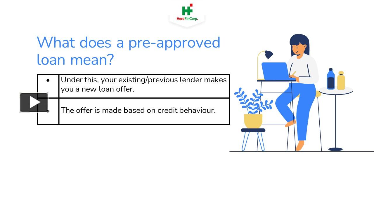 PPT What does a preapproved loan mean? PowerPoint presentation