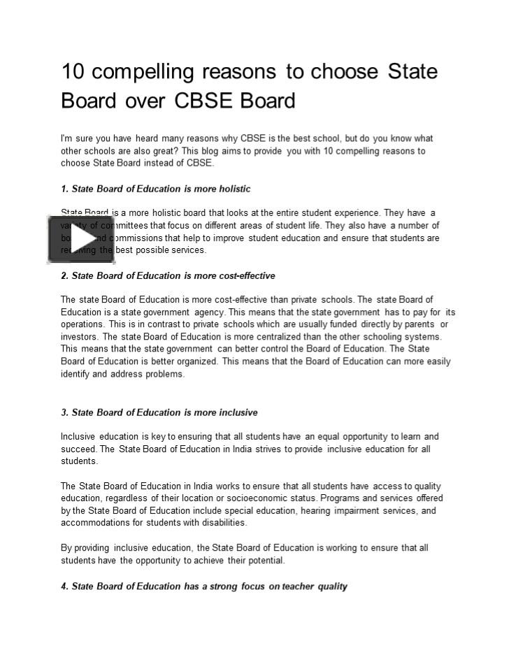 ppt-10-compelling-reasons-to-choose-state-board-over-cbse-board