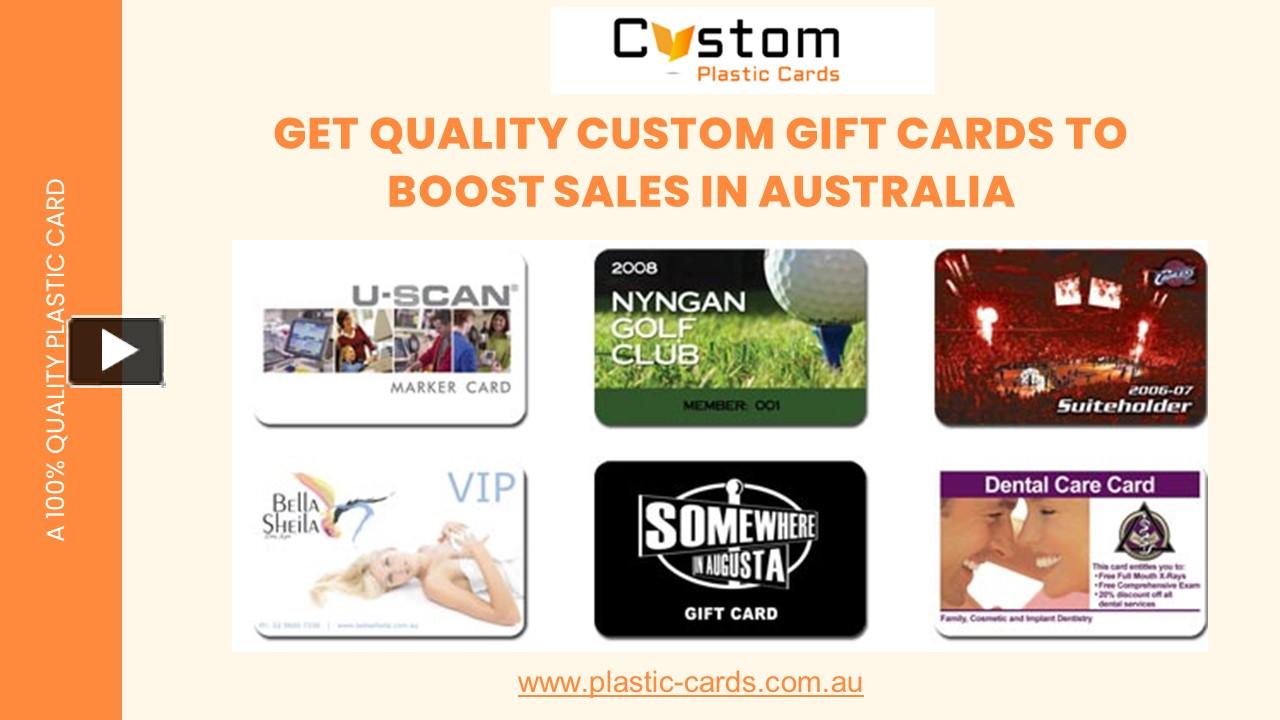 PPT Get Quality Custom Gift Cards to Boost Sales in Australia