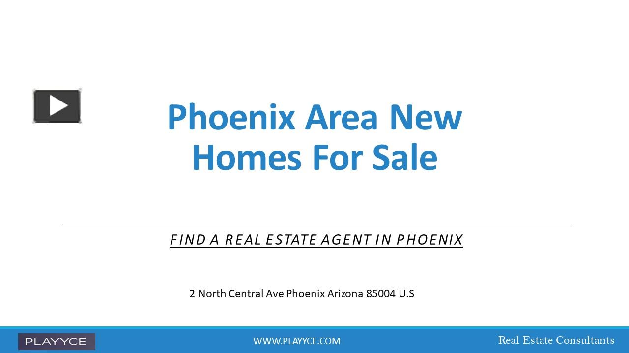 PPT Phoenix Area New Homes For Sale playyce PowerPoint presentation