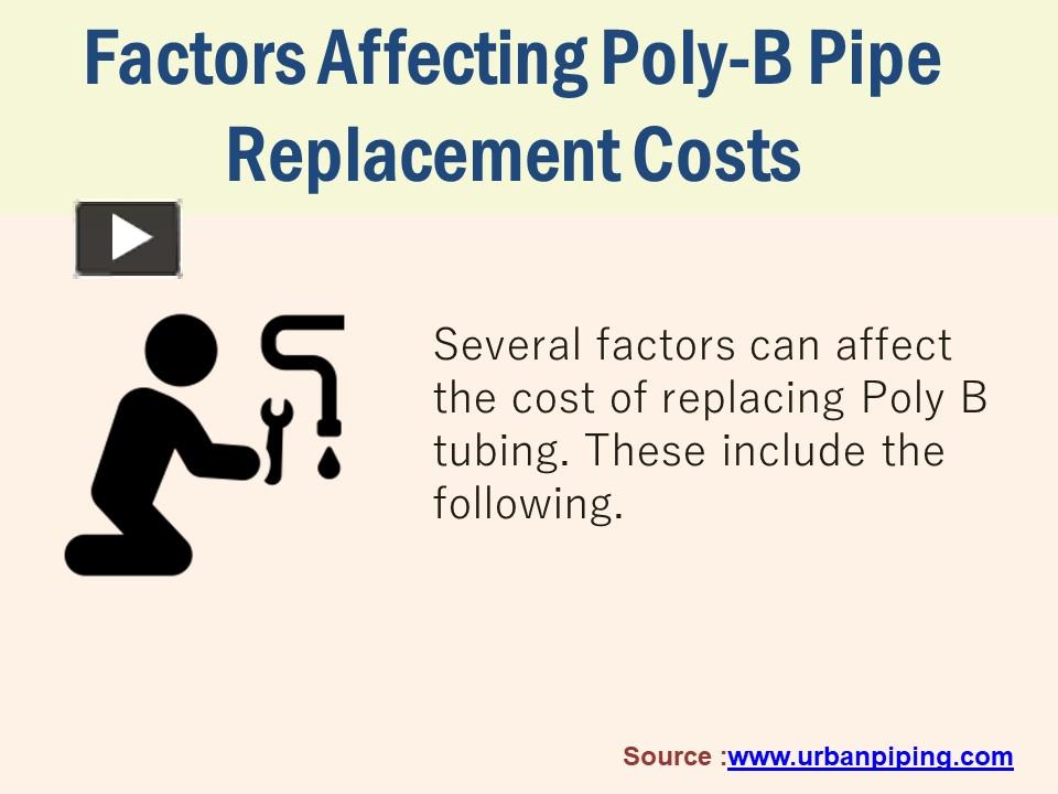 PPT Factors Affecting PolyB Pipe Replacement Costs PowerPoint