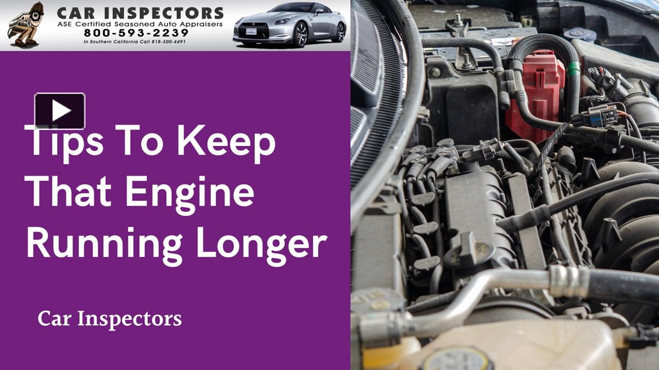 PPT Tips To Keep That Engine Running Longer PowerPoint presentation free to download id