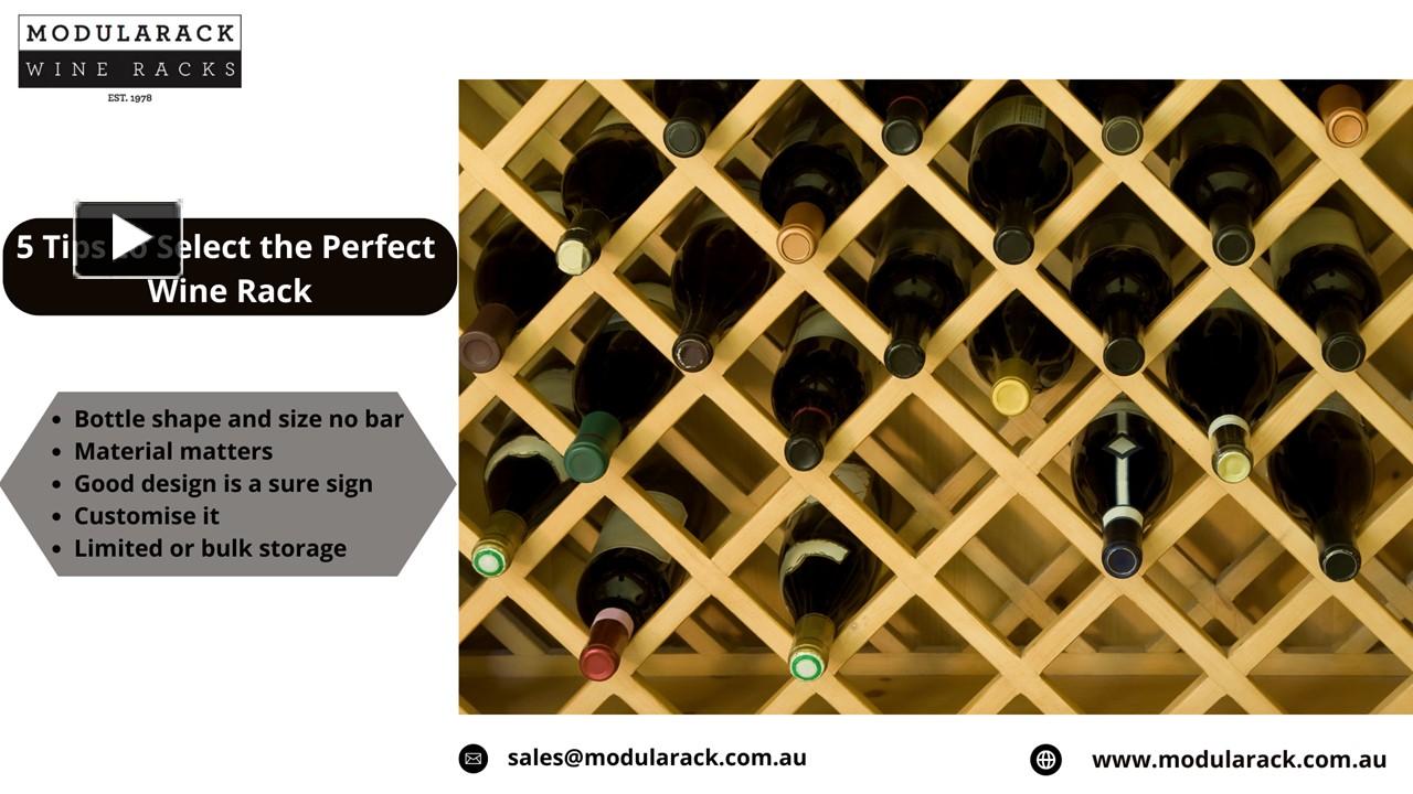 PPT 5 Tips to Select the Perfect Wine Rack (1) PowerPoint presentation free to download id