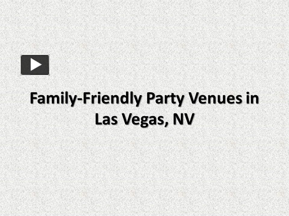Birthday Party Venues In Las Vegas