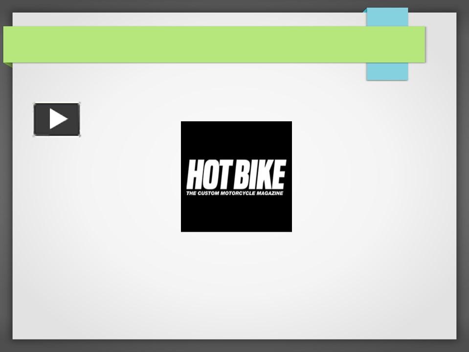 PPT – Custom Motorcycle Builders PowerPoint presentation | free to
