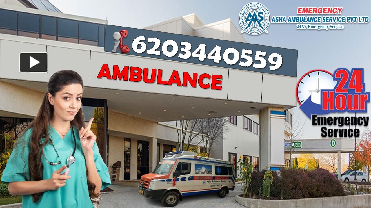 PPT Take Air Ambulance Service with necessary medical equipment ASHA