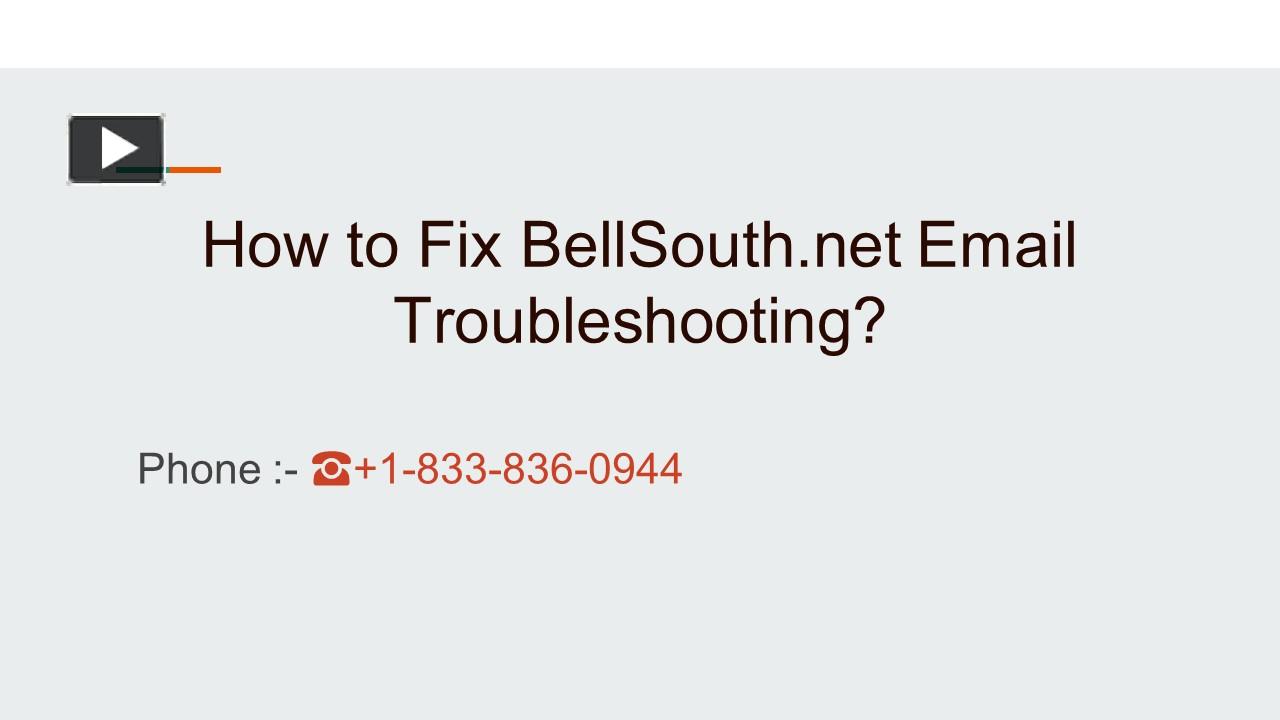 PPT How to Fix Email Troubleshooting? PowerPoint