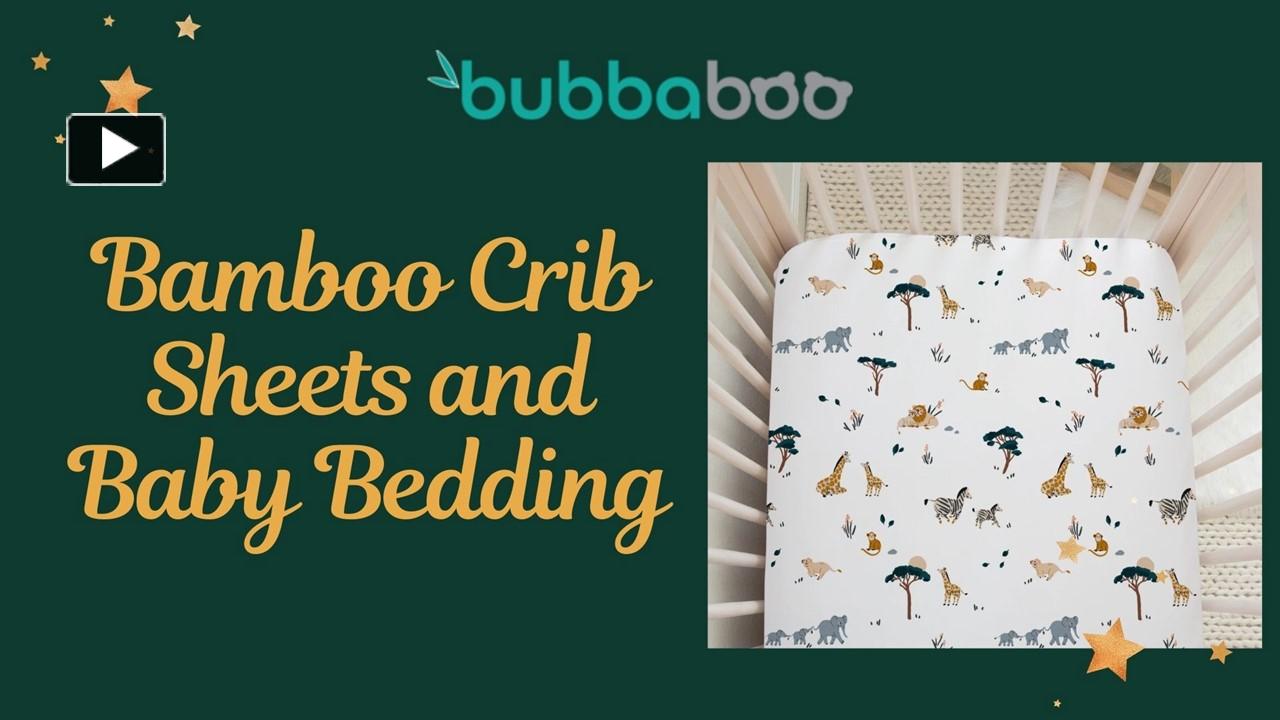 PPT Bamboo Crib Sheets and Baby Bedding PowerPoint presentation