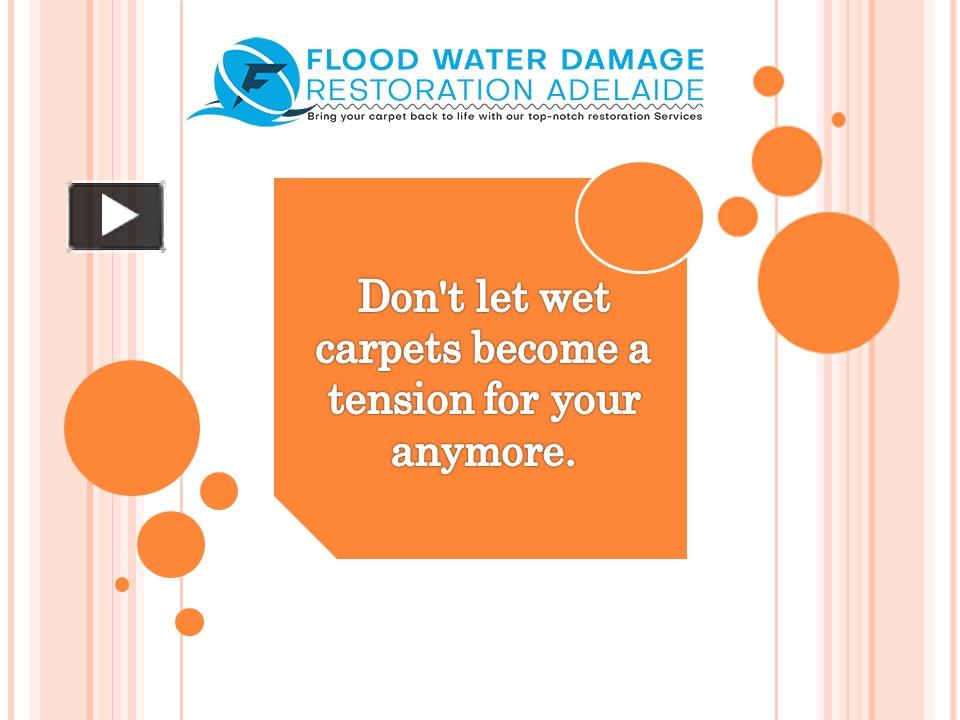 PPT Flood Water Damage Restoration Adelaide PowerPoint presentation