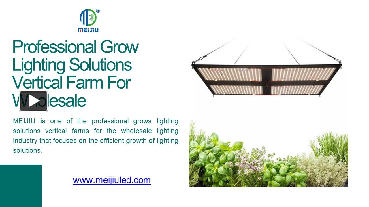 PPT What Are The Common Benefits Of LED Grow Lights PowerPoint
