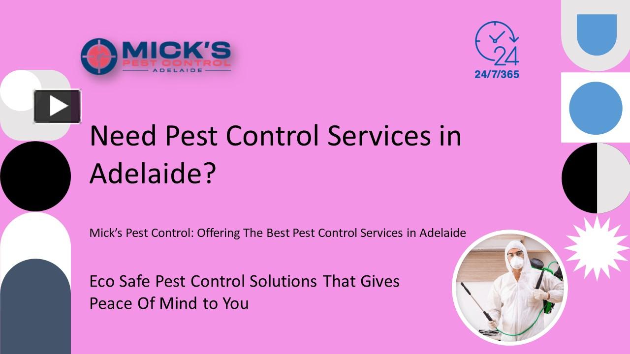 PPT Mick’s Pest Control Adelaide PowerPoint presentation free to