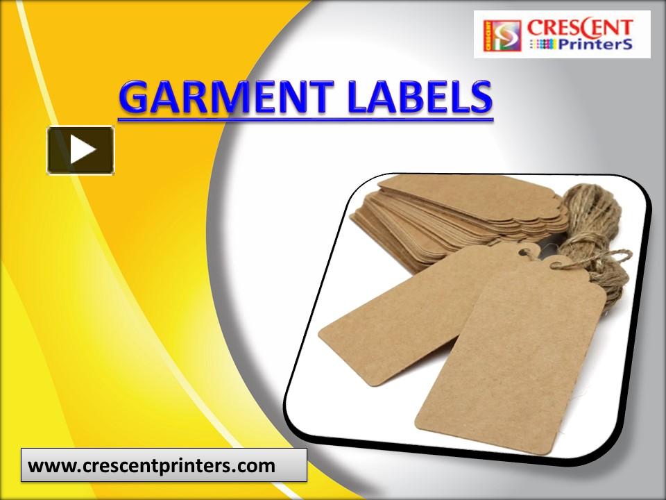 PPT Garment Labels in ChennaiAyanavaramTambaramParrysKodambakkam