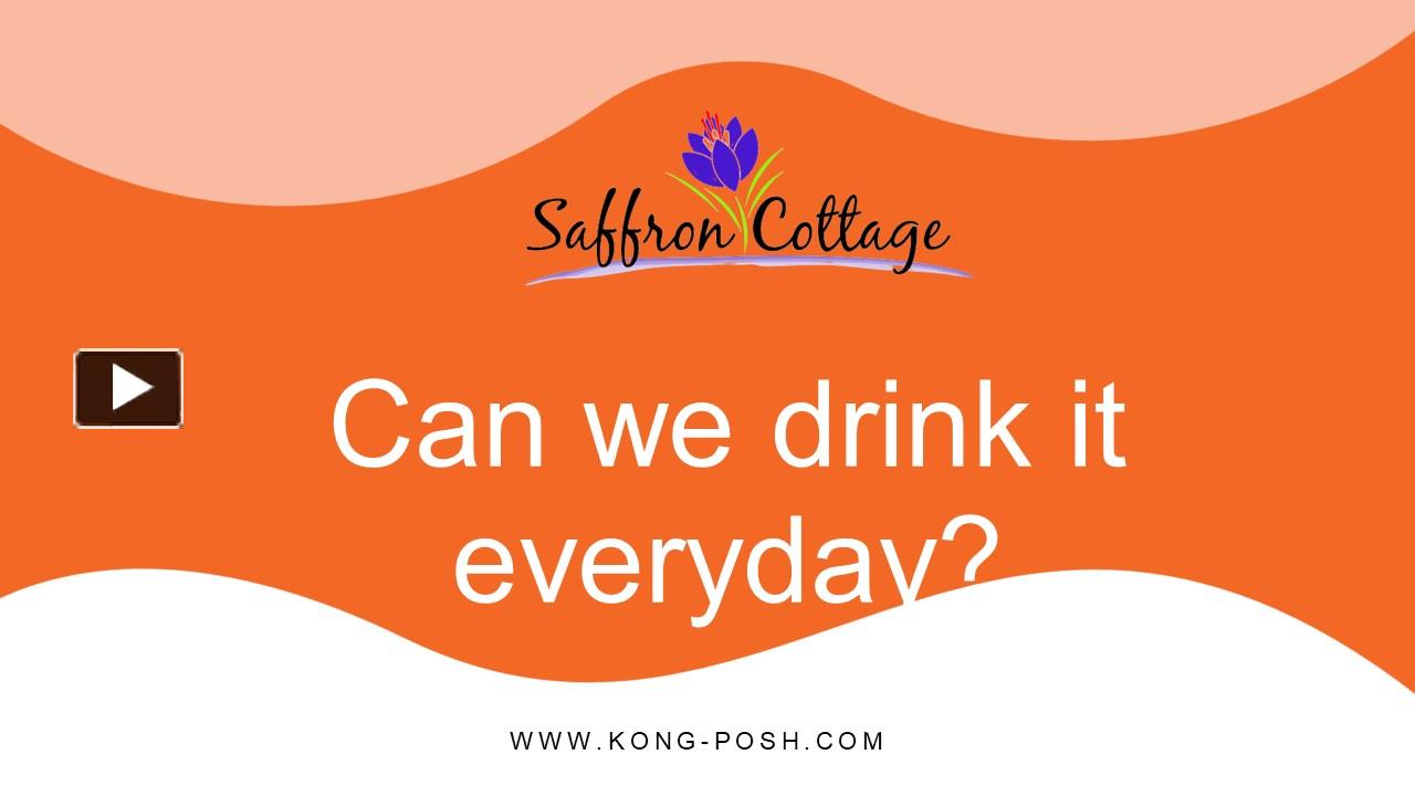 PPT Can we drink it everyday PowerPoint presentation free to