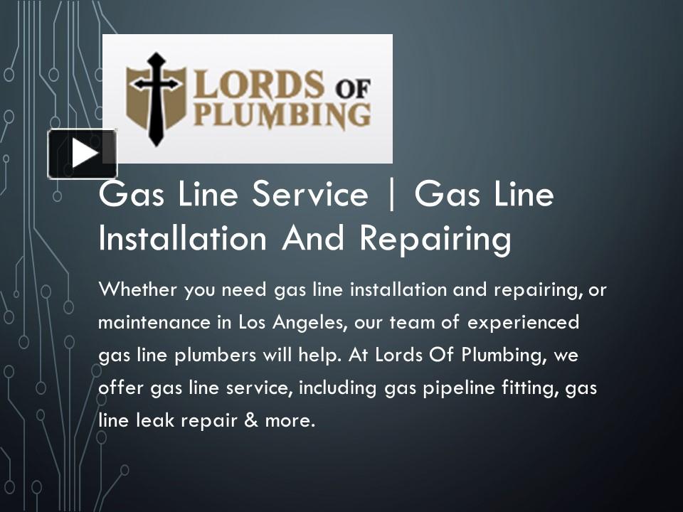 PPT Gas Line Service Gas Line Installation and Repairing PowerPoint