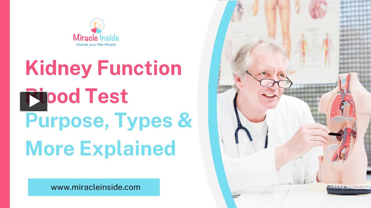 PPT Kidney Function Blood Test Purpose, Types & More Explained