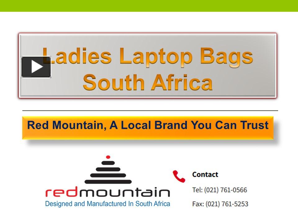 PPT Ladies Laptop Bags South Africa PowerPoint presentation free to