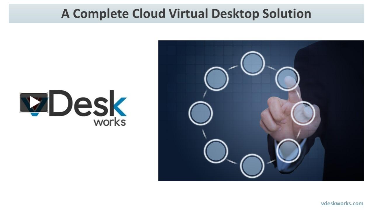 PPT A Complete Cloud Virtual Desktop Solution PowerPoint presentation