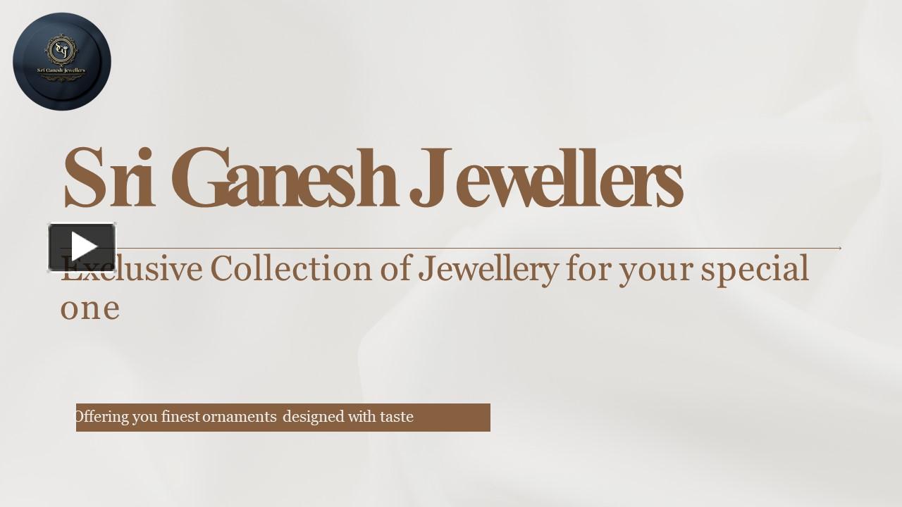 PPT Jewellery Online Shopping Chennai PowerPoint presentation free