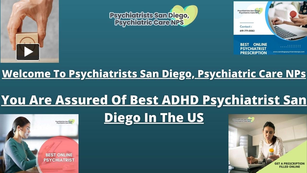 PPT Psychiatrists San Diego, Psychiatric Care NPs The Name
