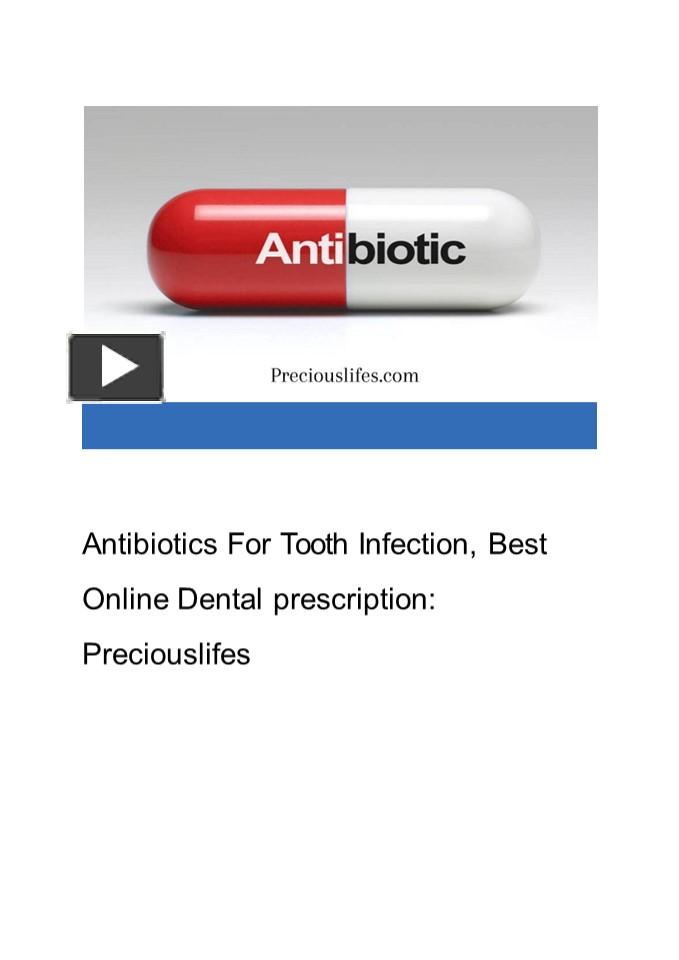 PPT Antibiotics For Tooth Infection PowerPoint presentation free to