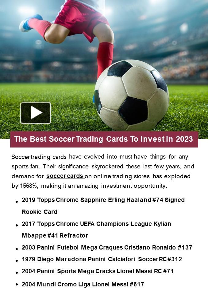 PPT The Best Soccer Trading Cards To Invest In 2023 PowerPoint