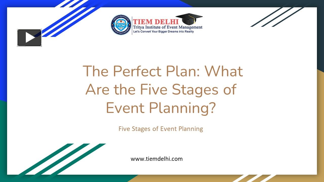 PPT From Concept to Execution Understanding the Five Stages of Event