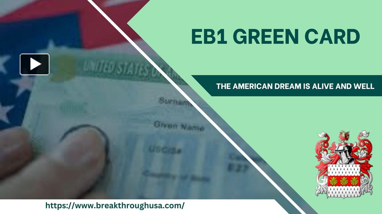 PPT Visit Our EB1 Green Card Video Presentation Series PowerPoint