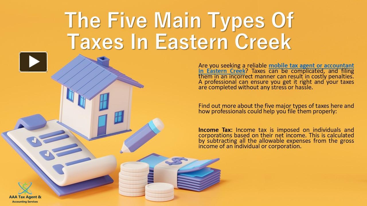 PPT Mobile tax agent and accountant in Eastern Creek PowerPoint