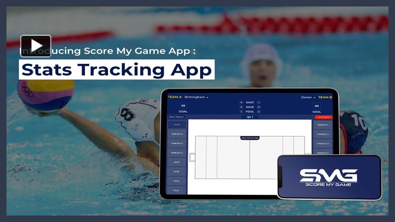 PPT Introducing Score My Game App Stats Tracking App PowerPoint presentation free to