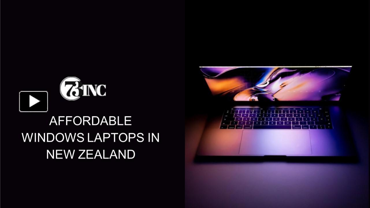 PPT Refurbished & Used Windows Laptops in New Zealand Great Deals
