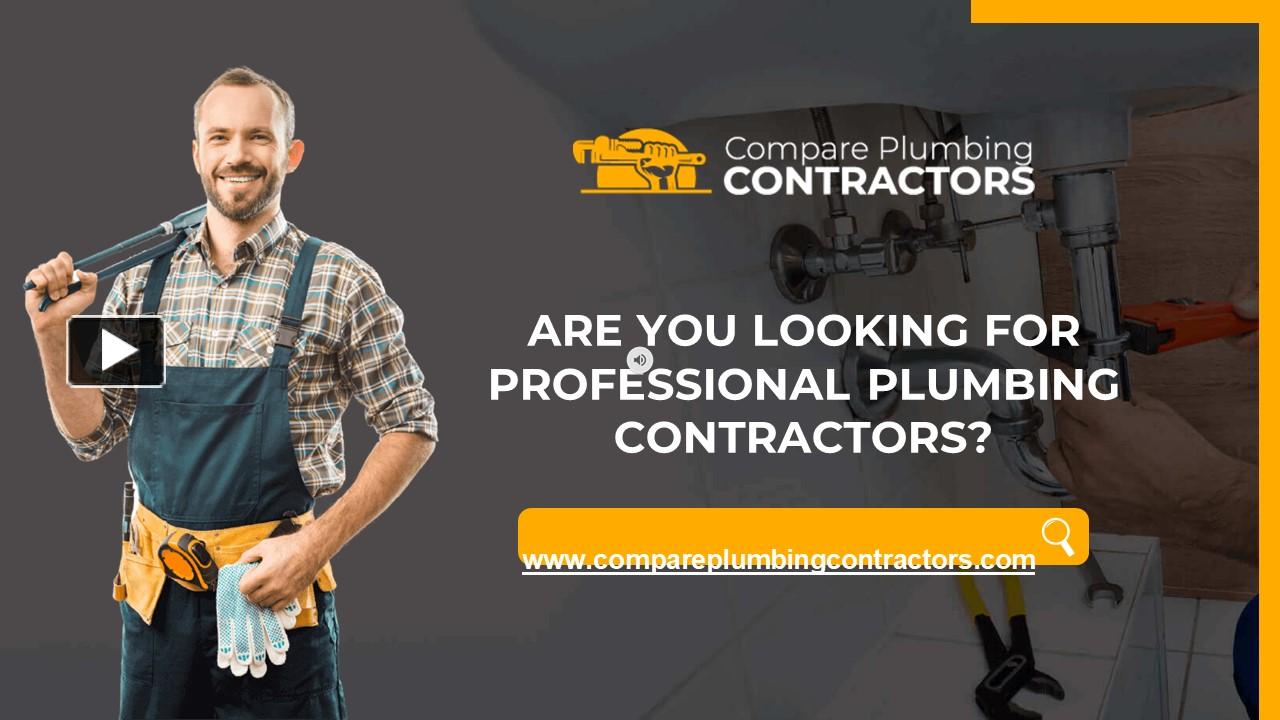 PPT Receive 3 free quotes from plumbers and compare the prices! PowerPoint presentation free
