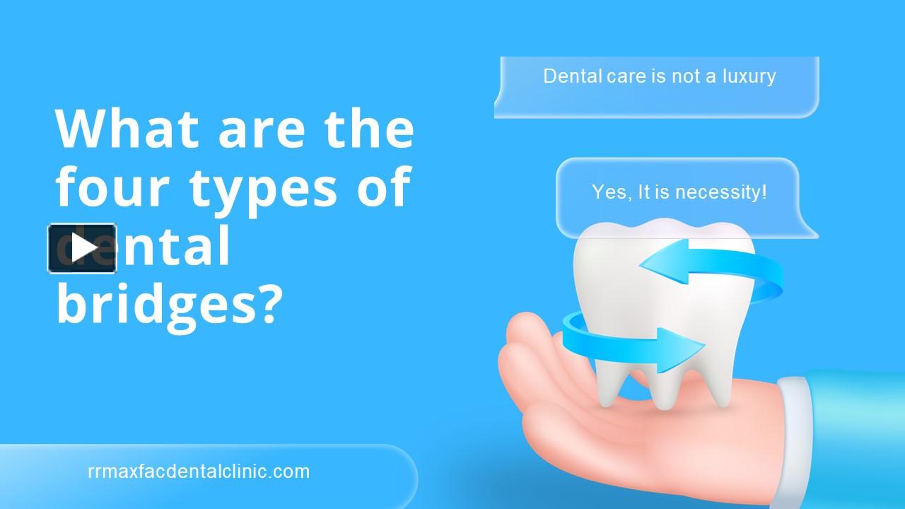 PPT What are the Four Types of Dental Bridges PowerPoint presentation