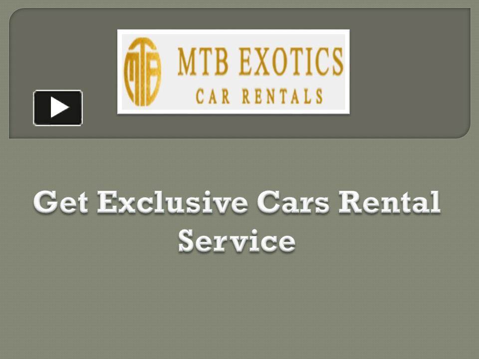 PPT Affordable Lambo Truck Rental Service PowerPoint presentation