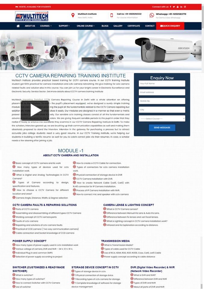 PPT CCTV CAMERA REPAIRING INSTITUTE CCTV CAMERA REPAIRING INSTITUTE