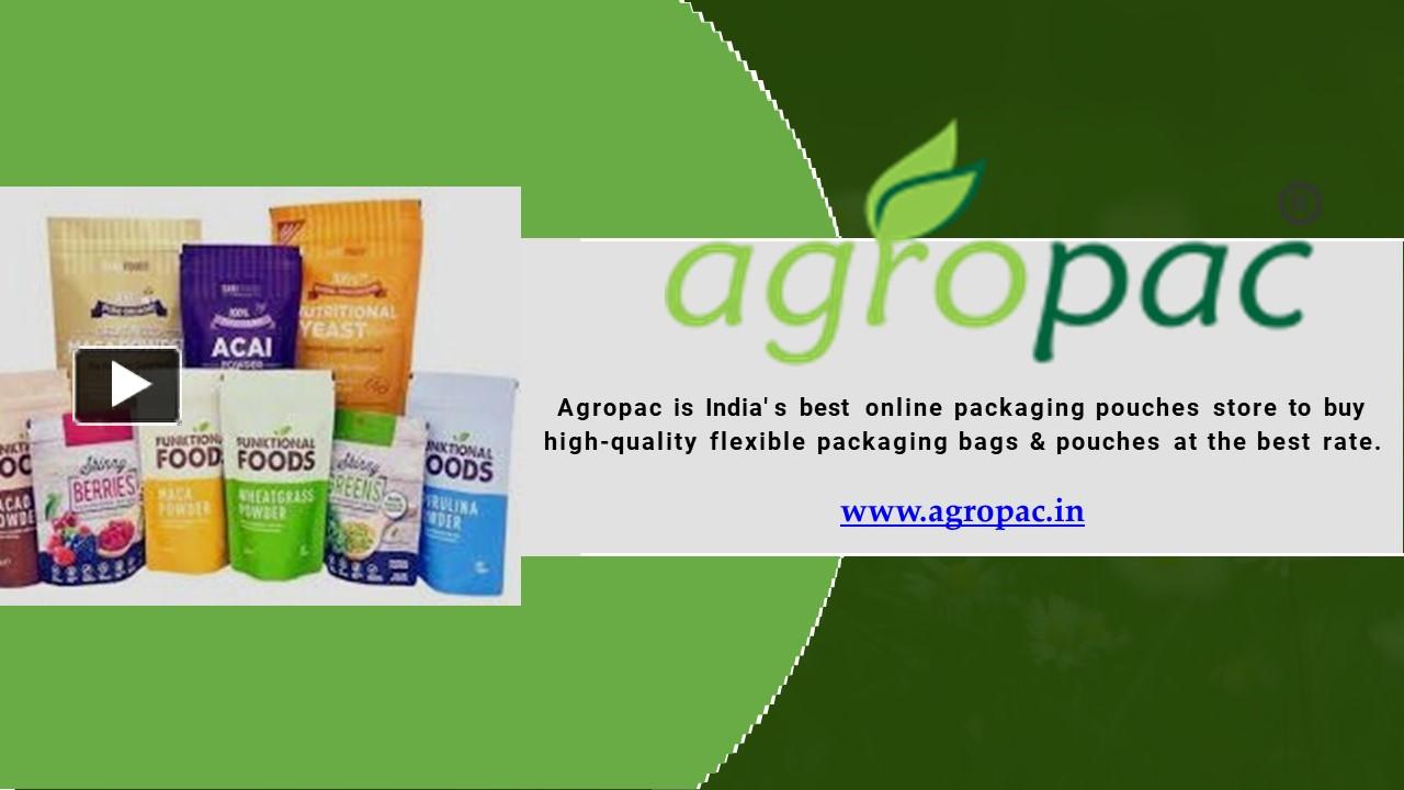 PPT Different Types of Flexible Packaging Pouches PowerPoint