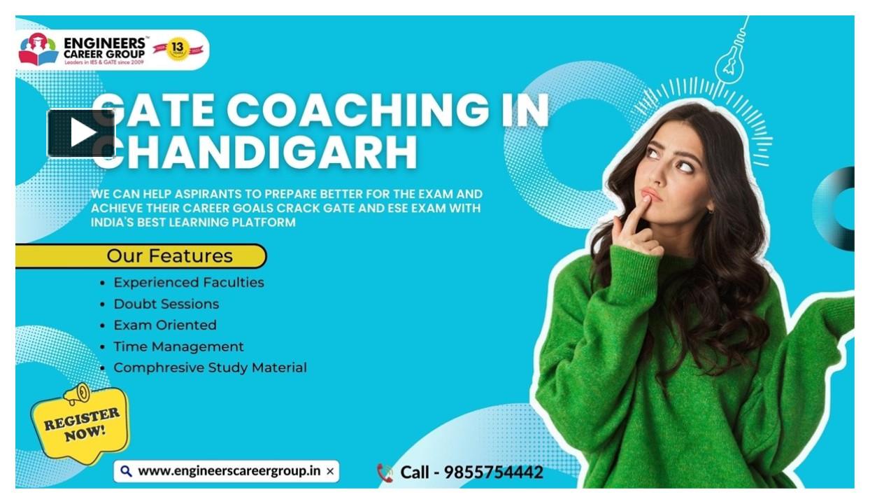 PPT GATE Coaching In Chandigarh PowerPoint presentation free to