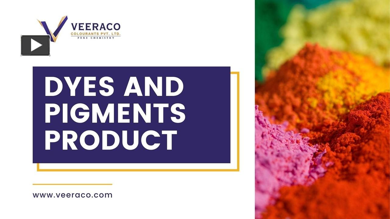 PPT Dyes and Pigments Companies in India PowerPoint presentation