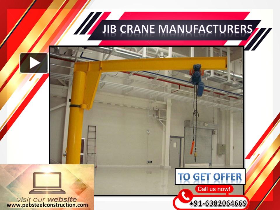 PPT Jib Crane Manufacturers Chennai,Tamil Nadu.Madurai,Coimbatore