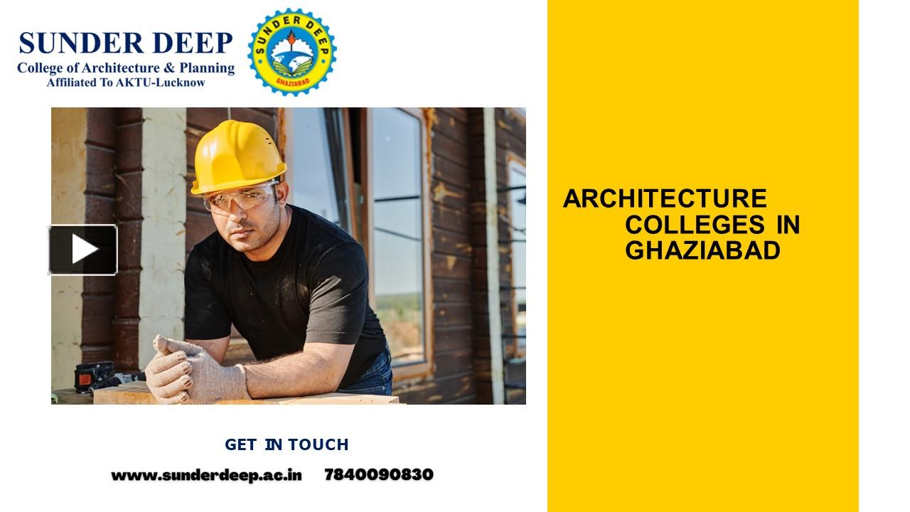 PPT Looking for Top 10 B.ARCH Colleges In Delhi NCR PowerPoint