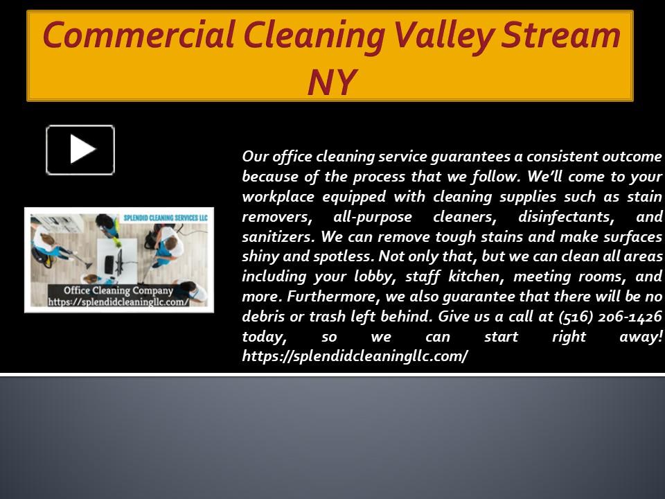 PPT Commercial Cleaning Valley Stream NY PowerPoint presentation