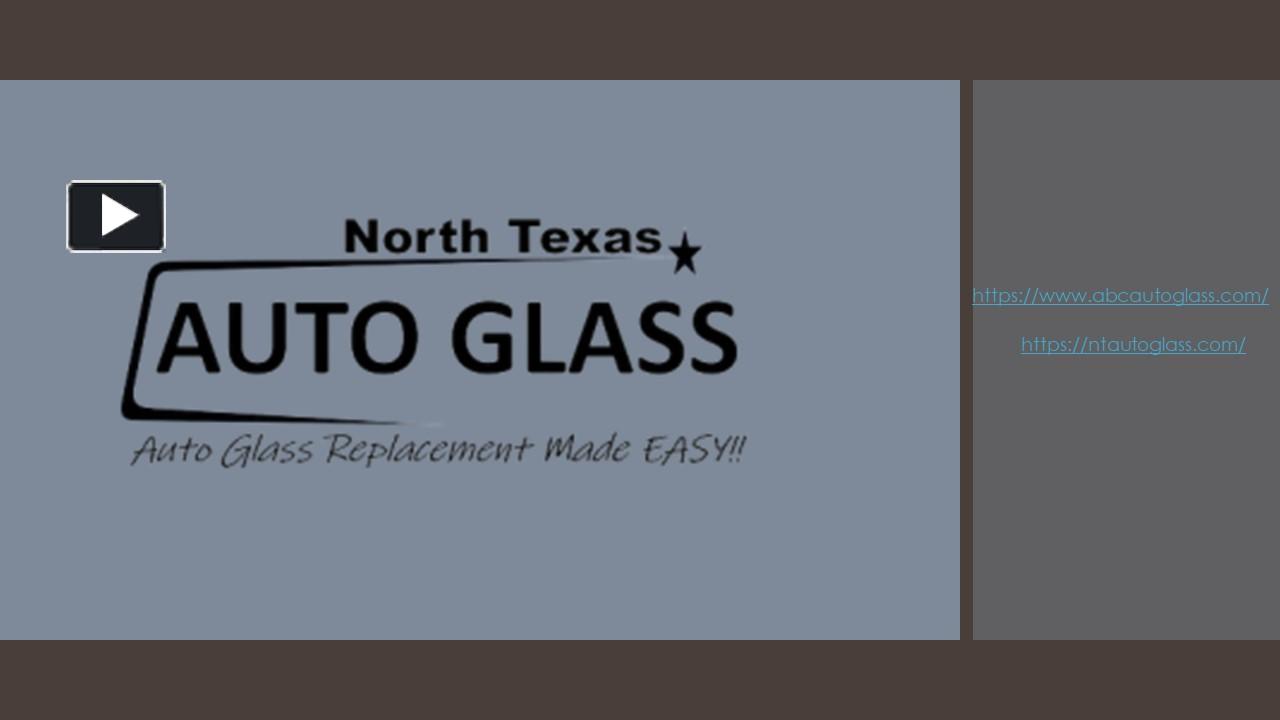 PPT Auto glass repair Dallas, TX PowerPoint presentation free to