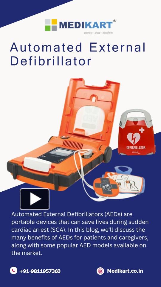 PPT Save Lives with an AED Automated External Defibrillator