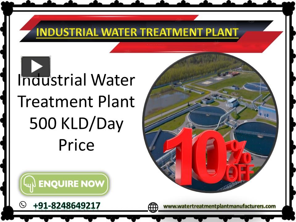 PPT Water treatment Plant Industrial Water treatment Plant Water treatment Plant (WTP