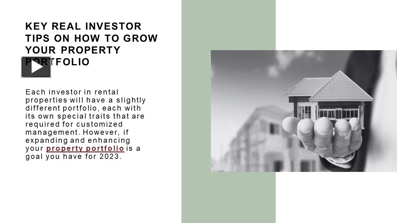 Key real investor tips on how to grow your property portfolio (1 ...