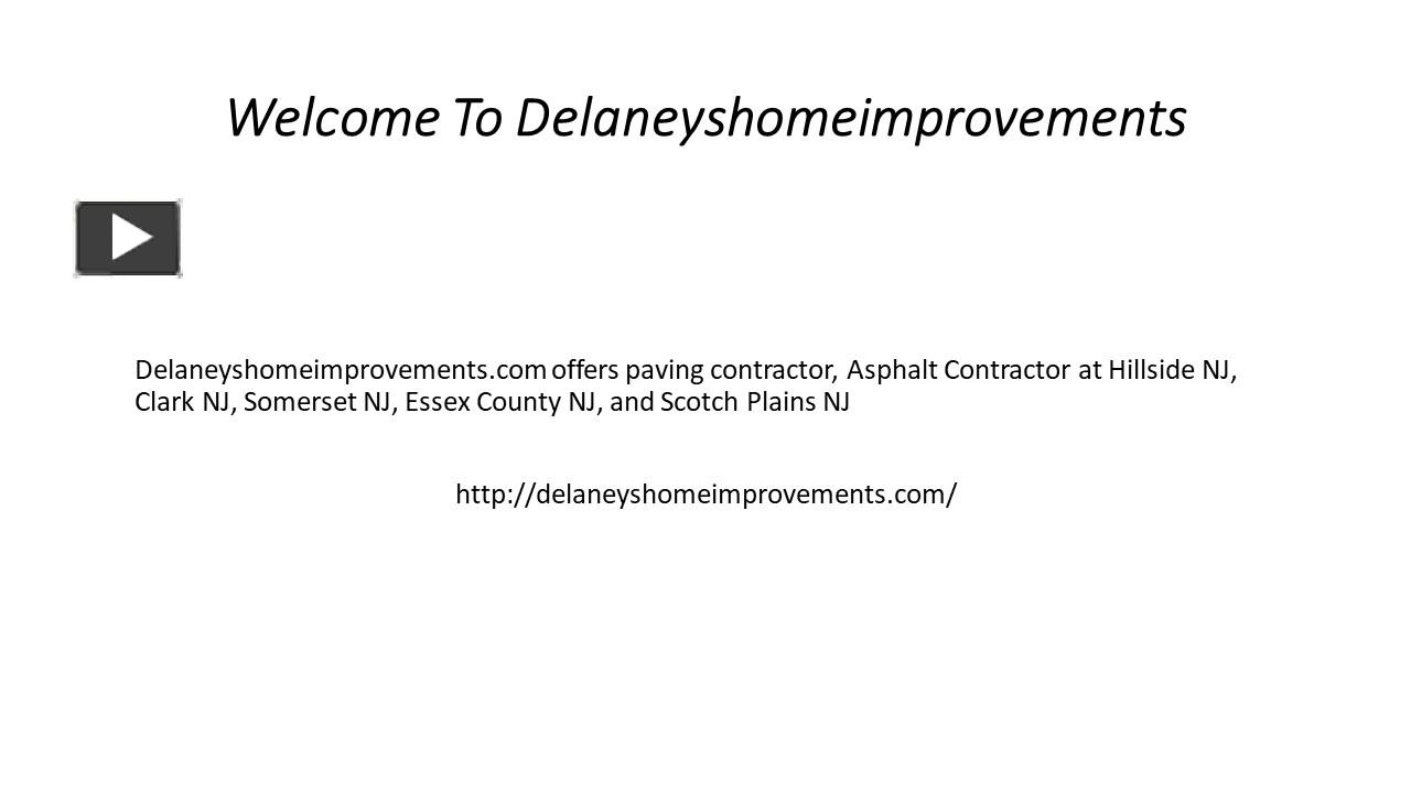 PPT Driveway Paving Clark NJ PowerPoint presentation free to