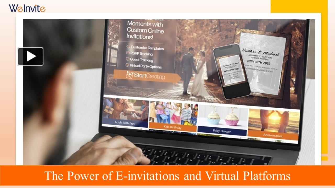 PPT Benefits of online invitations and virtual platforms PowerPoint