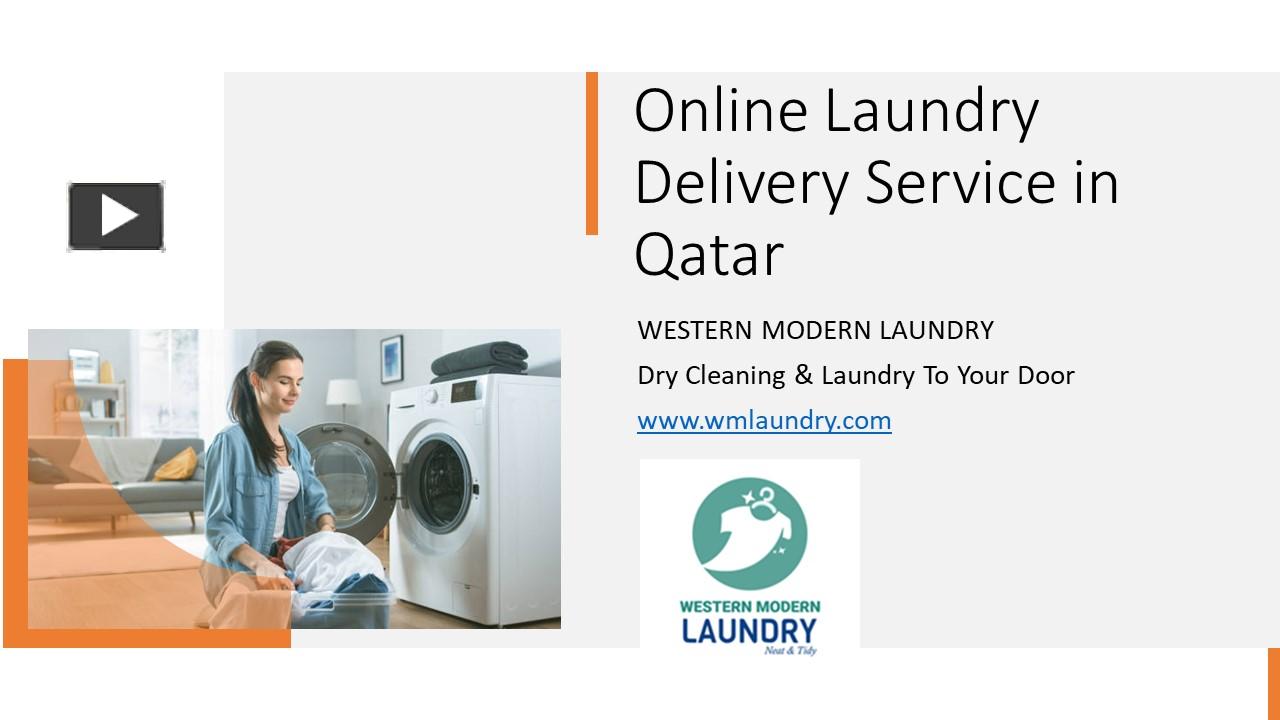 PPT Online Laundry Delivery Service in Qatar PowerPoint presentation