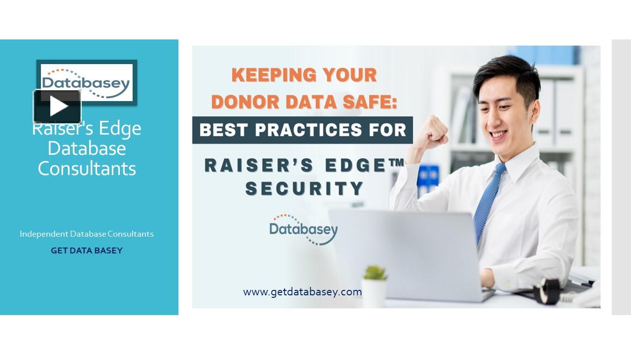 PPT Raiser's Edge Database Consultants PowerPoint presentation free