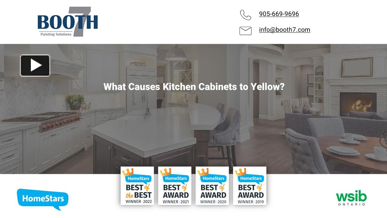 PPT What Causes Kitchen to Yellow? PowerPoint presentation