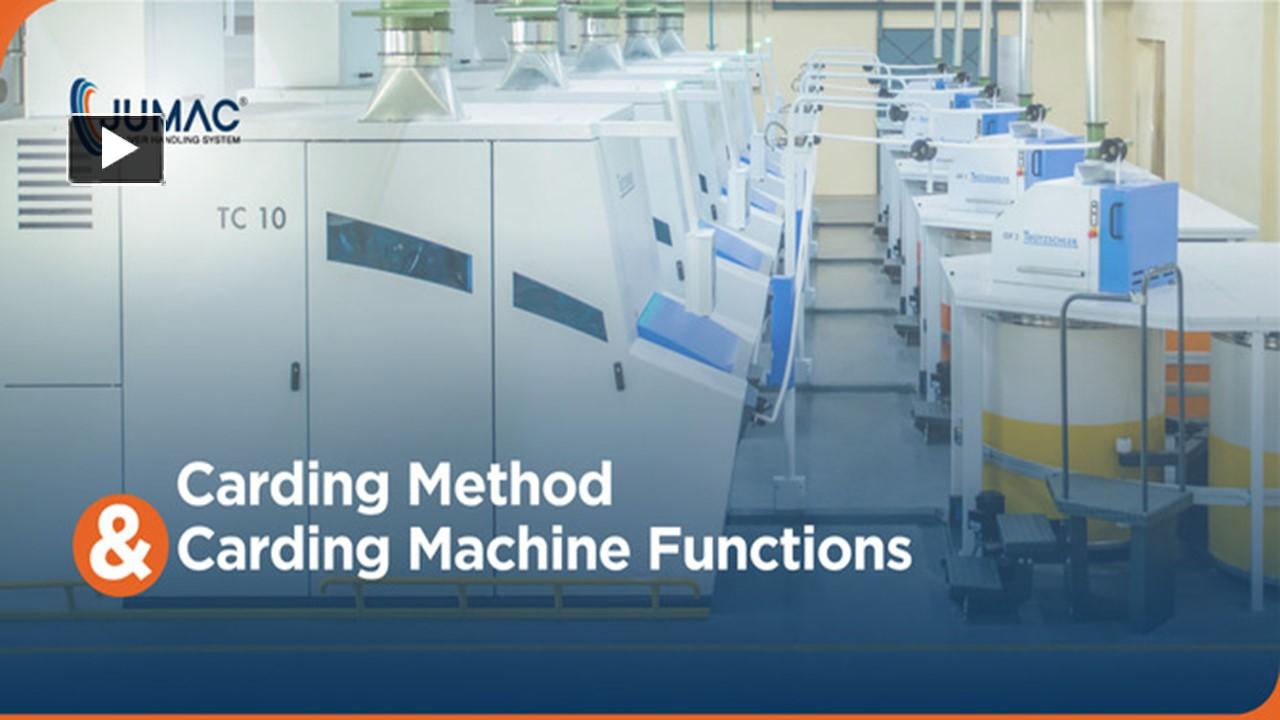 PPT The Carding Machine Function and Carding Process in Cotton